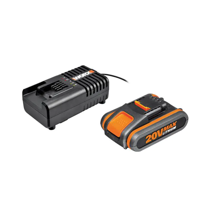 WA3601 شاحن سريع مع بطارية WORX 20V 2Ah