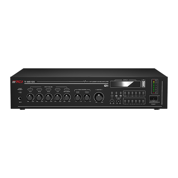 TI-W5120 WIFI/USB/BT Mixer Amplifier 5 ZONE 120W