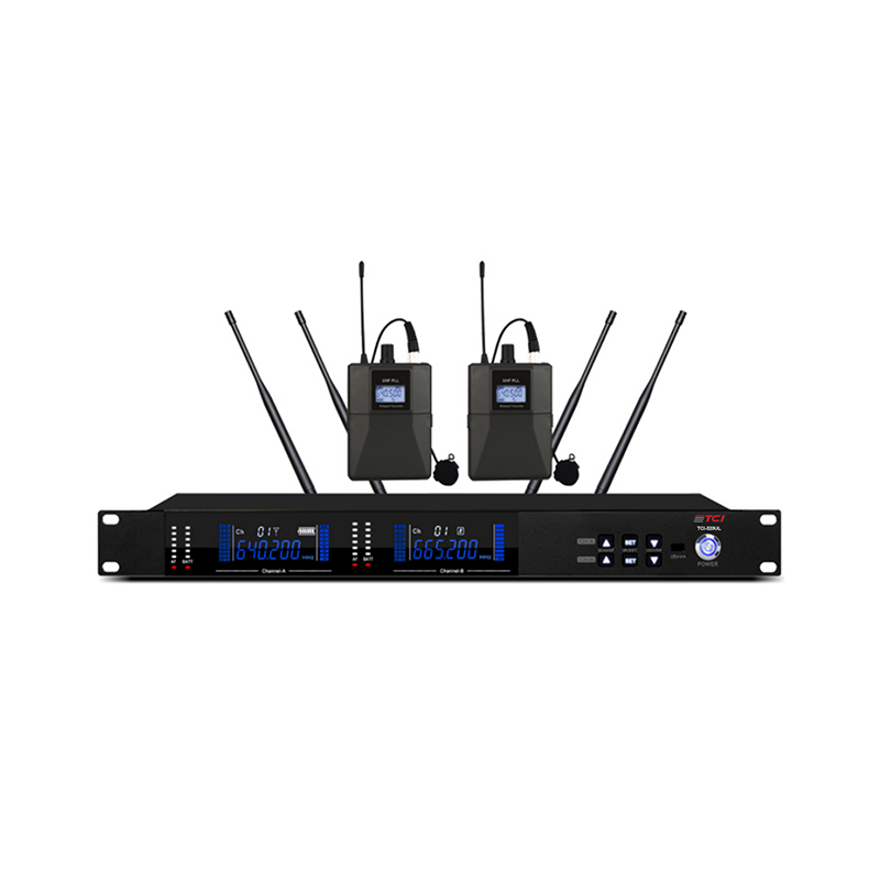 TCI-320UE Dual UHF Wireless Microphone