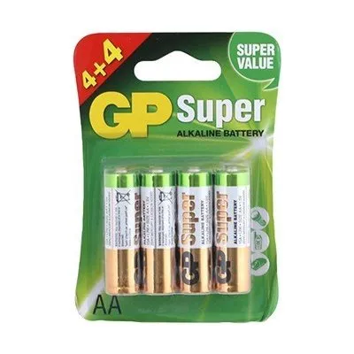 GSPCA15AS459  بطارية قلم/8 GP ALKALINE  AA  LR6 ##