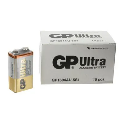 GSPVA9VAU000   بطارية 9  GP ALKALINE  9V ##