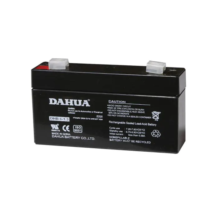 [76417] DHB6-1.3 بطارية SEMICOM DAHUA 6V 1.3AH ##